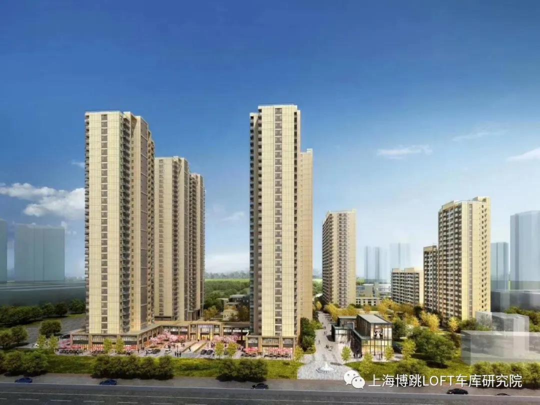 鄂州采用了LOFT车库武汉当代集团春风十里项目现已结构封顶！